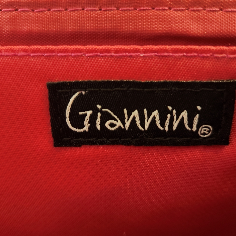 Multicolor Geometric Pattern Clutch - image 3